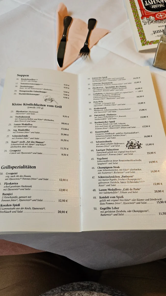 Speisekarte photo 1