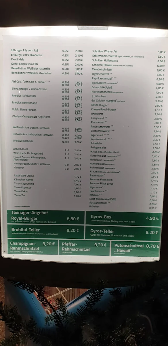 Speisekarte photo 5
