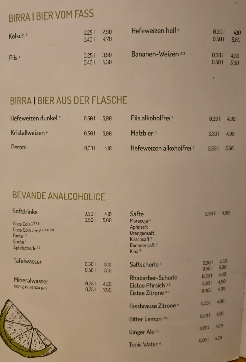 Speisekarte photo 1