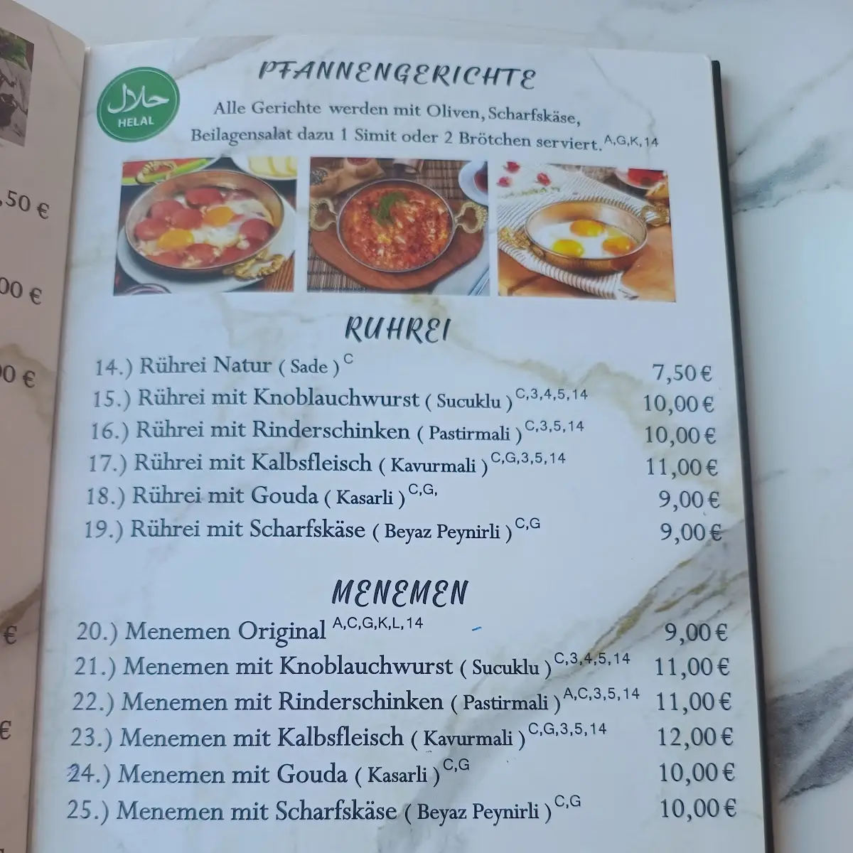 Speisekarte photo 1