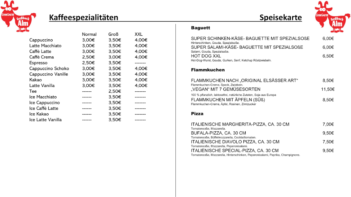 Speisekarte photo 2