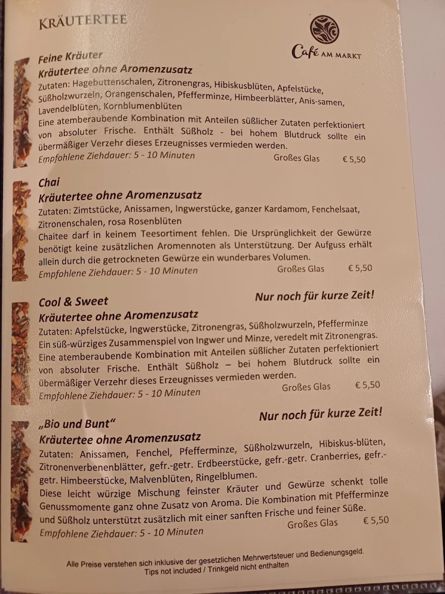 Speisekarte photo 1