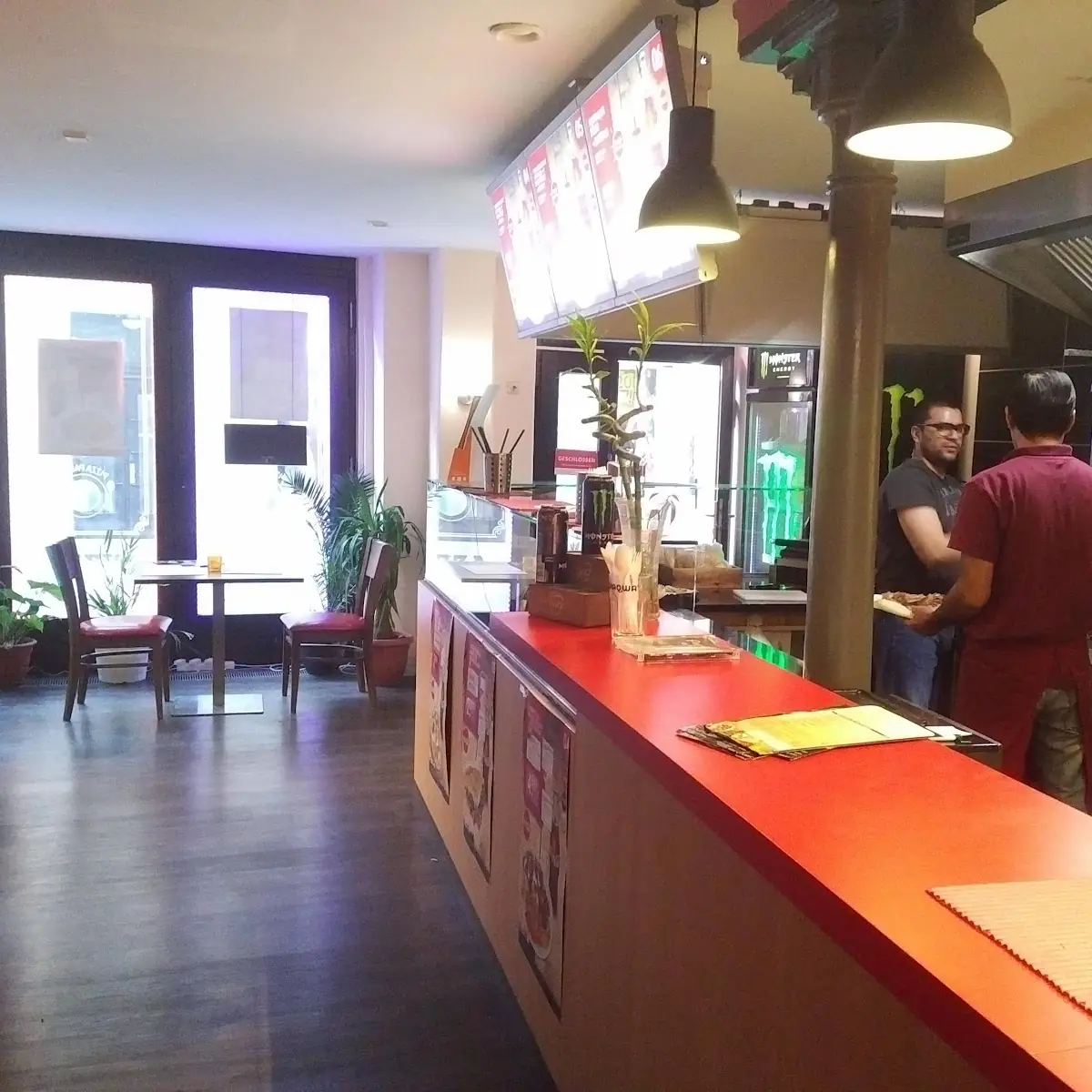 Atmosphäre, Pizzeria bella italia