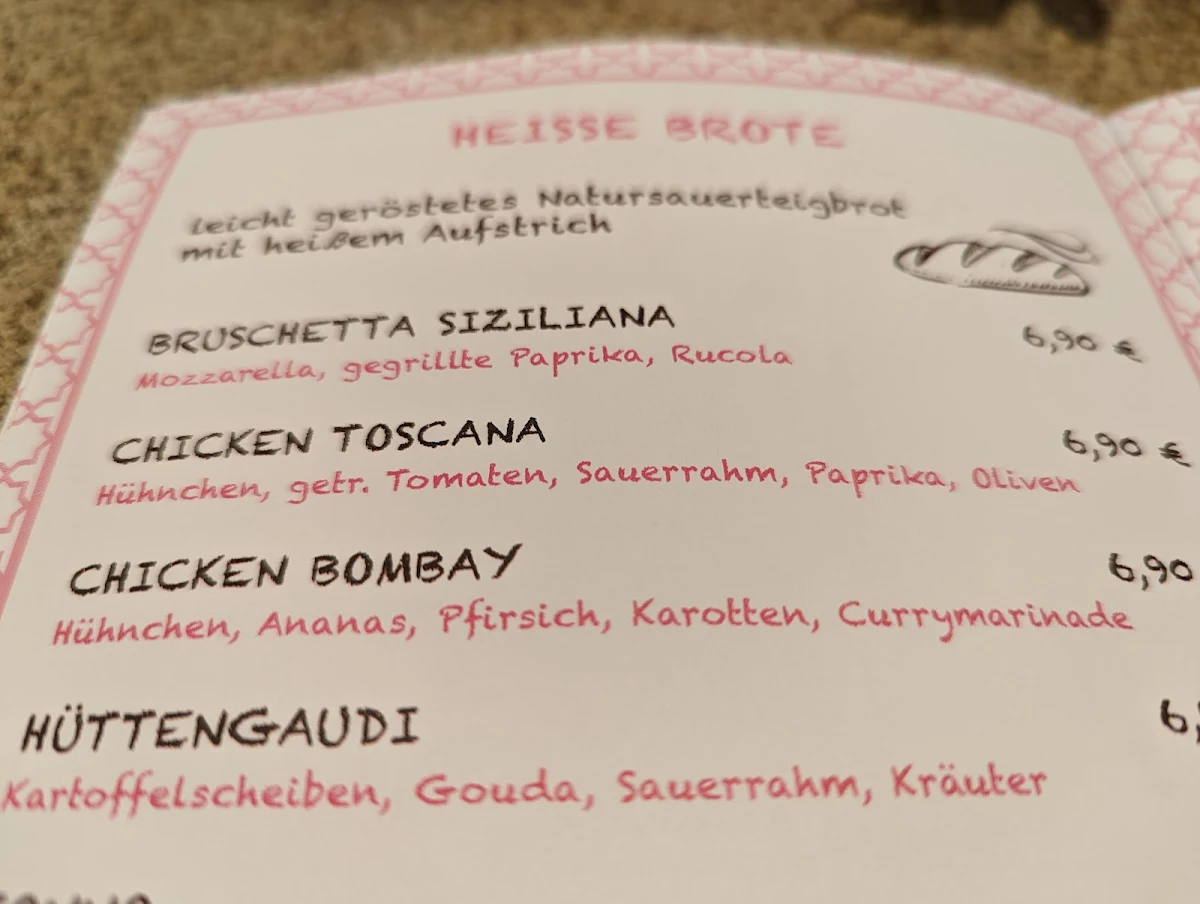 Speisekarte photo 1