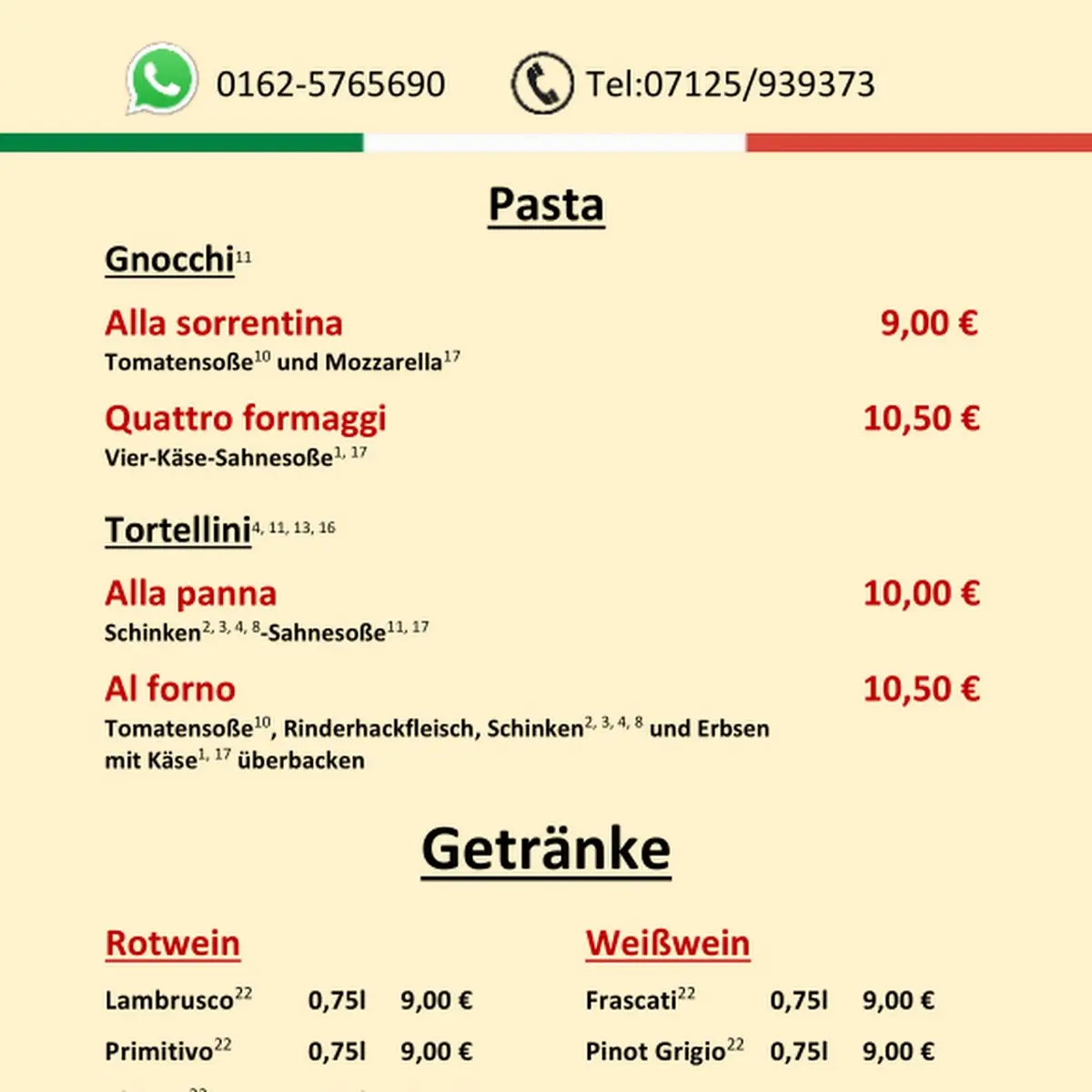 Speisekarte photo 6