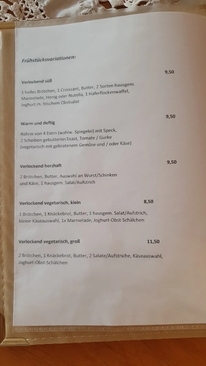 Speisekarte photo 2