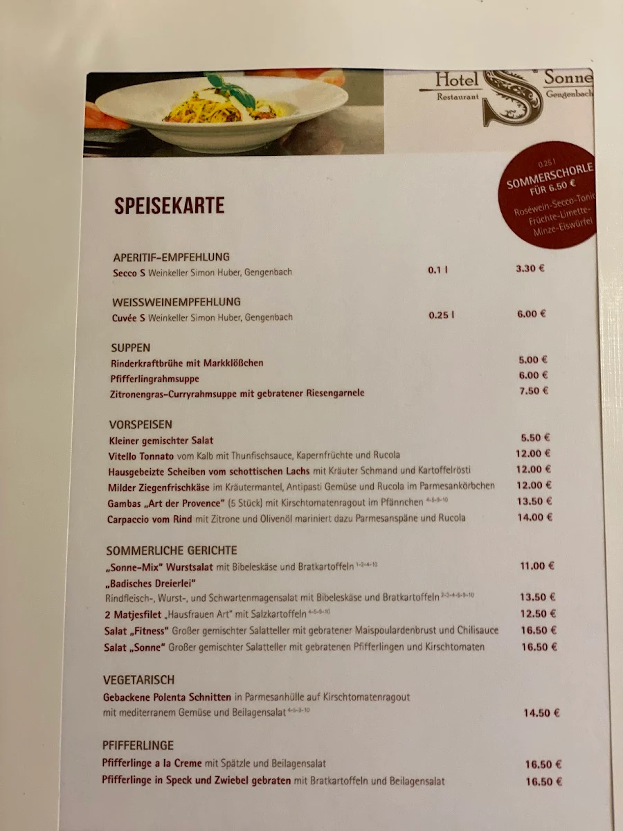 Speisekarte photo 5