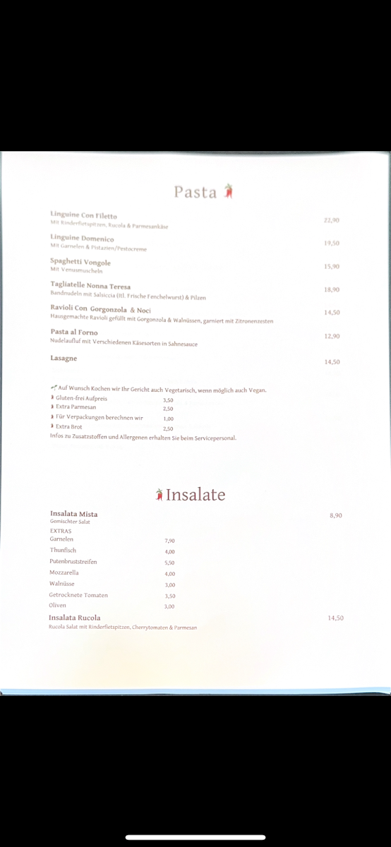 Speisekarte photo 1
