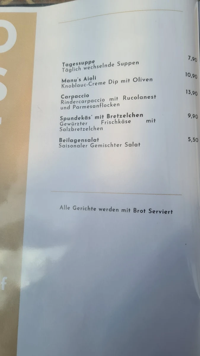Speisekarte photo 2