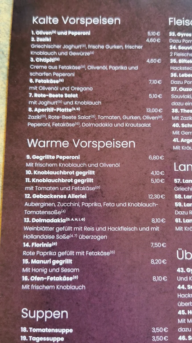 Speisekarte photo 4
