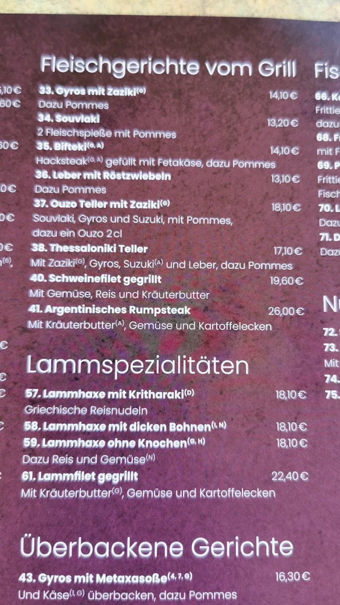Speisekarte photo 6