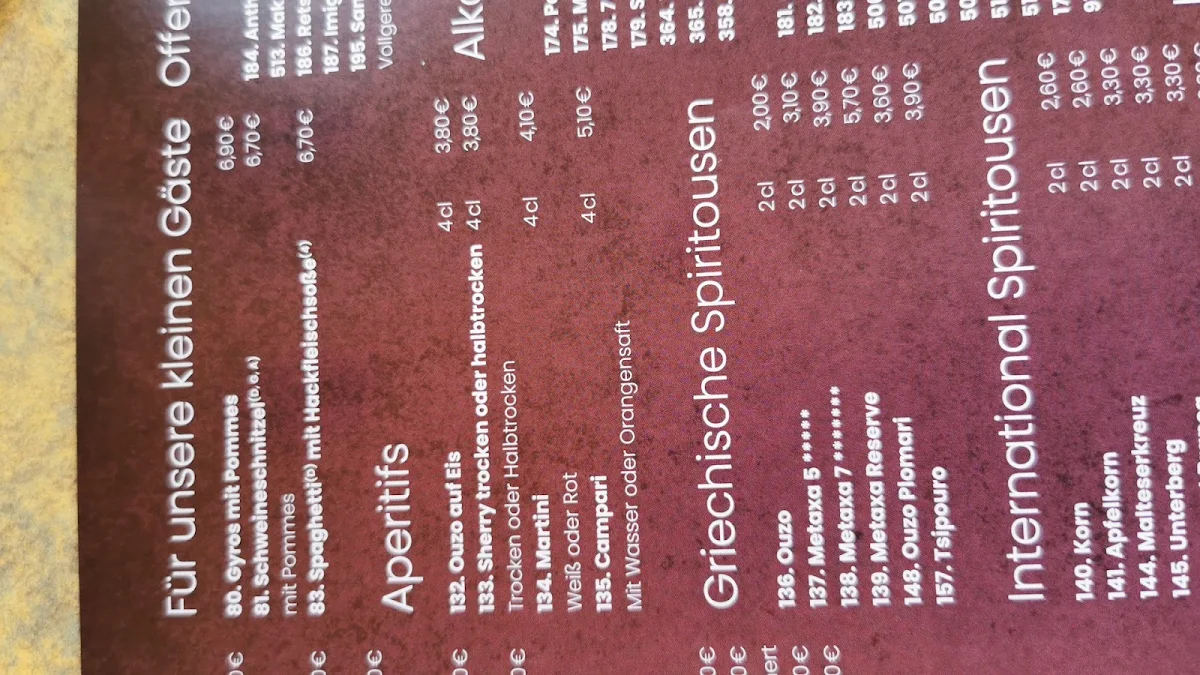 Speisekarte photo 8