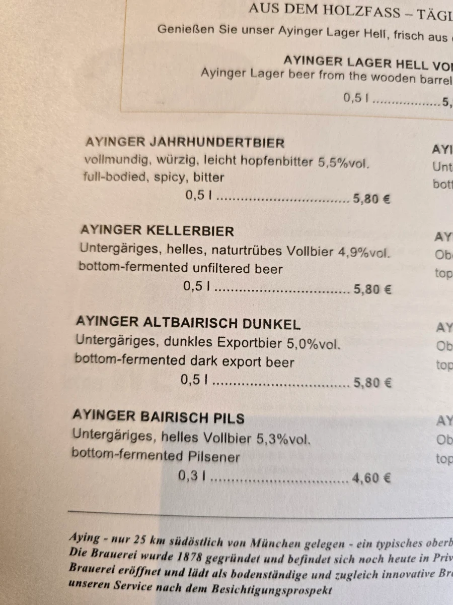 Speisekarte photo 6