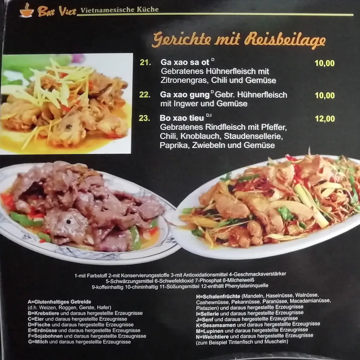 Speisekarte photo 2