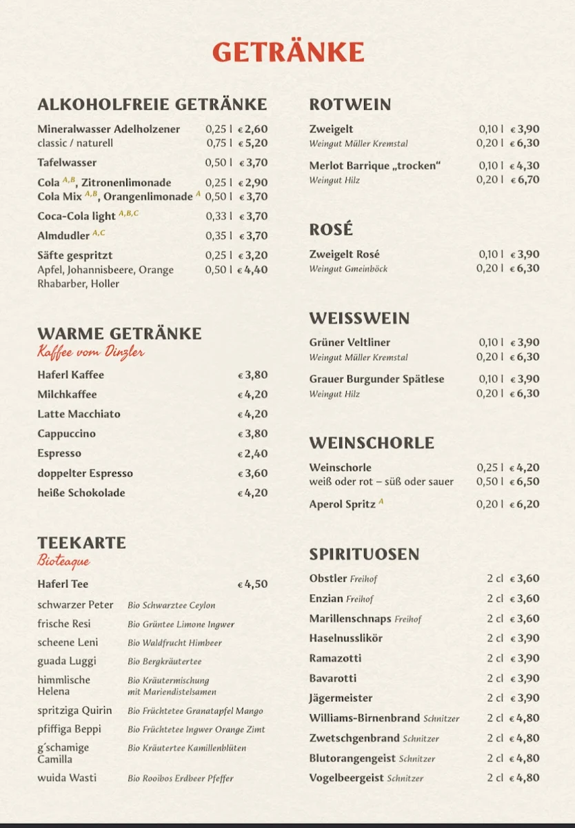 Speisekarte photo 4