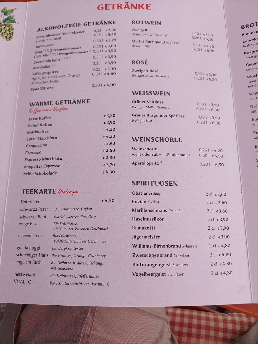 Speisekarte photo 5