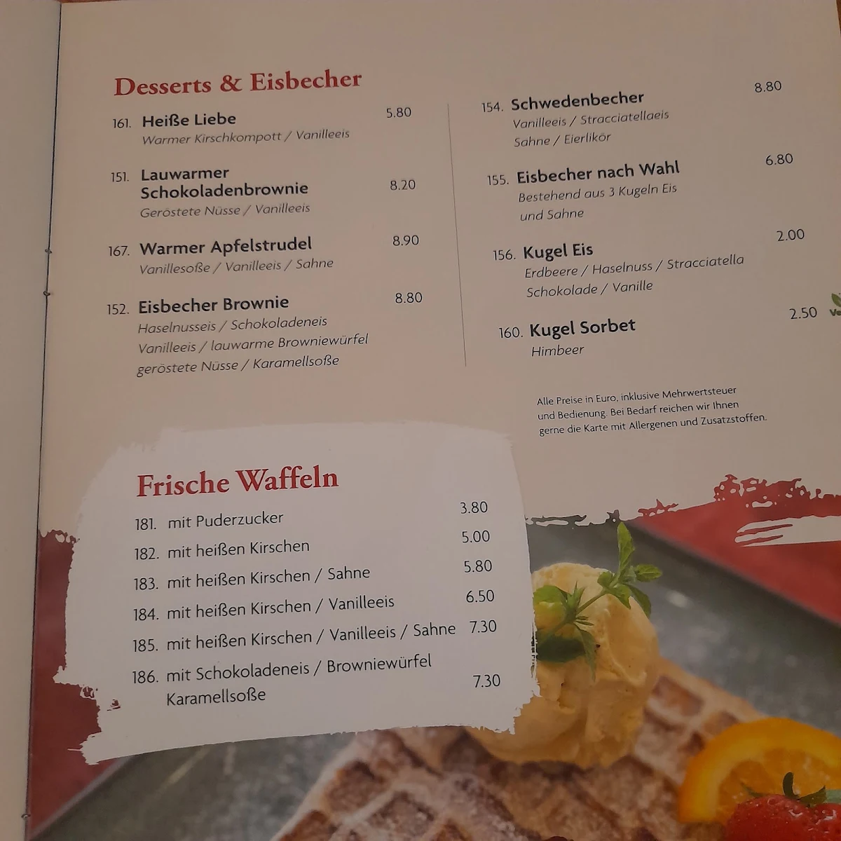 Speisekarte photo 1