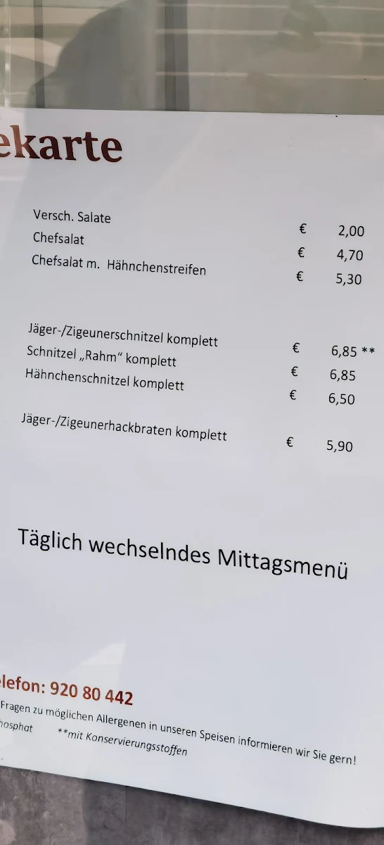 Speisekarte photo 5