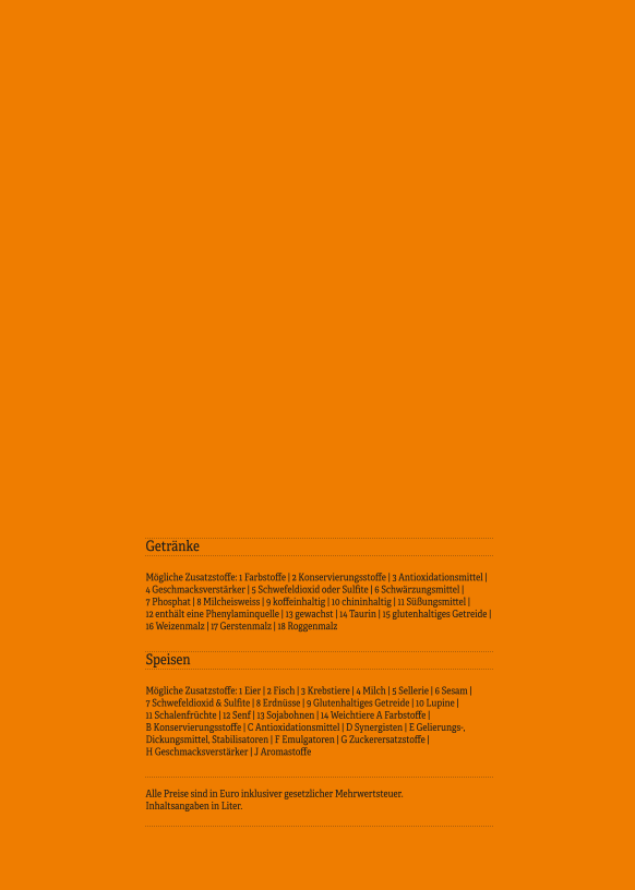 Speisekarte photo 4