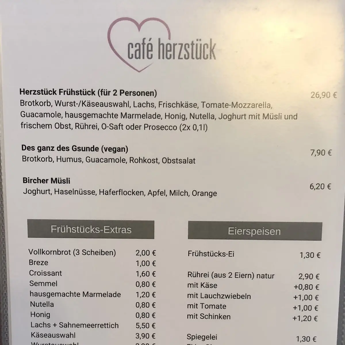 Speisekarte photo 1