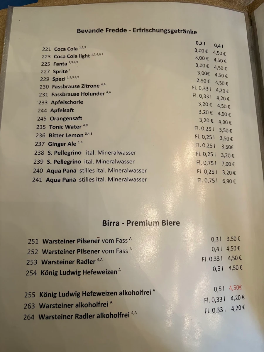 Speisekarte photo 2