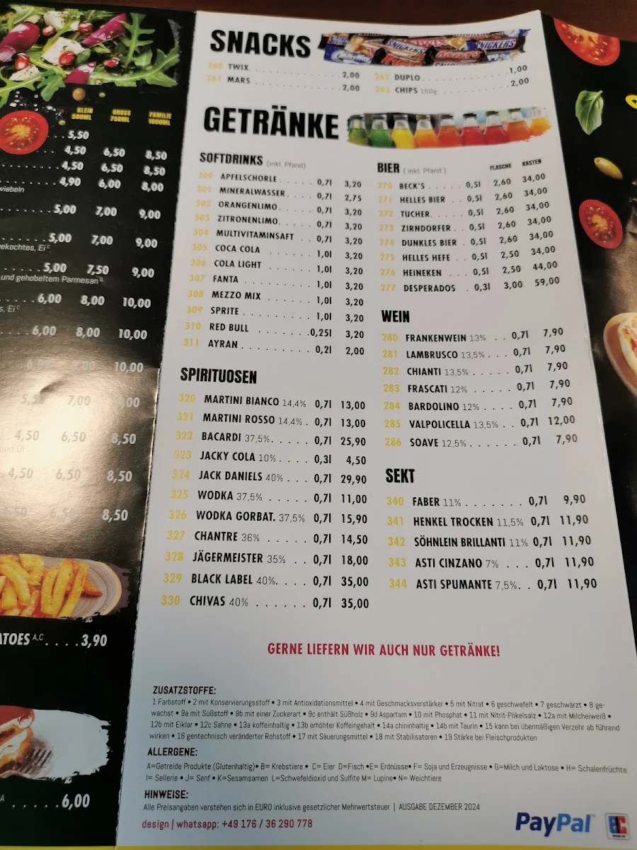Speisekarte photo 5
