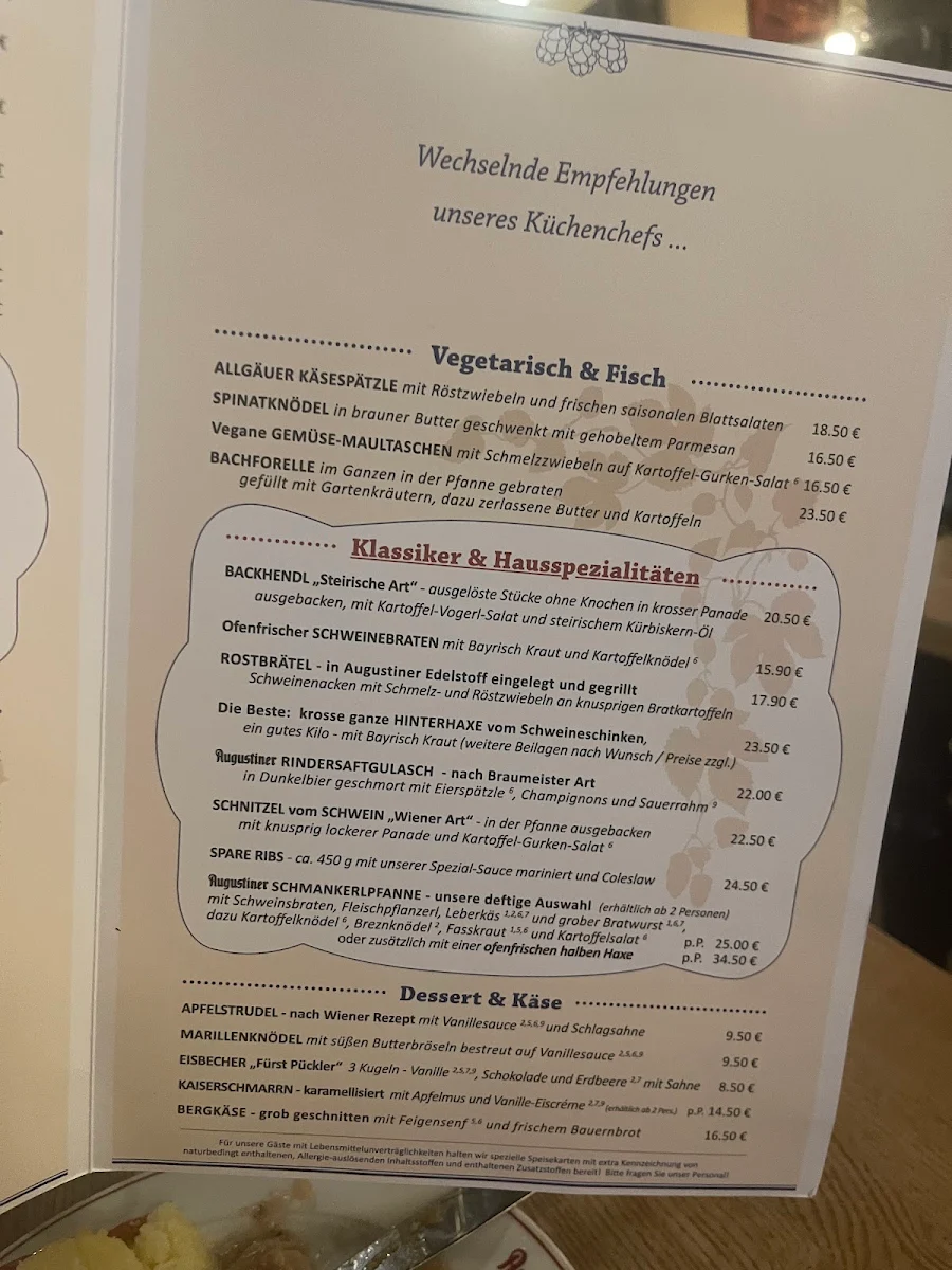 Speisekarte photo 3