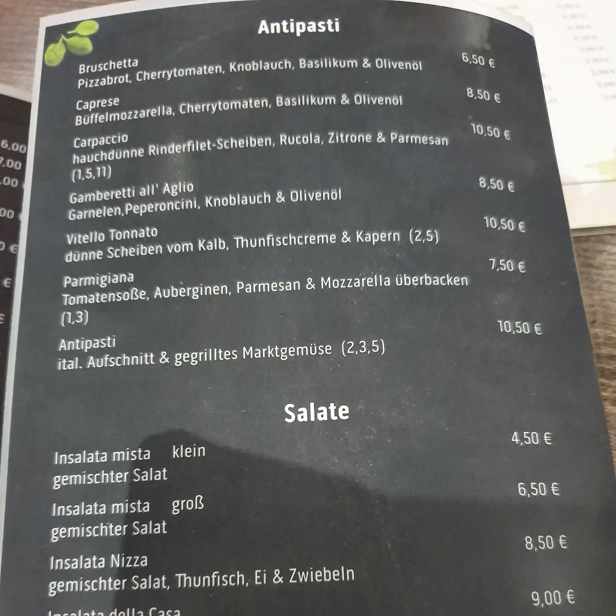 Speisekarte photo 8