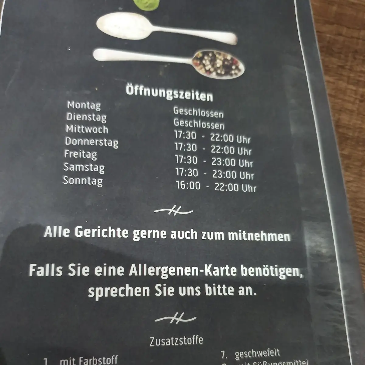 Speisekarte photo 9