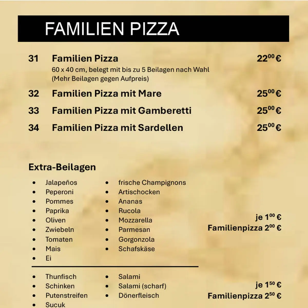 Speisekarte photo 2