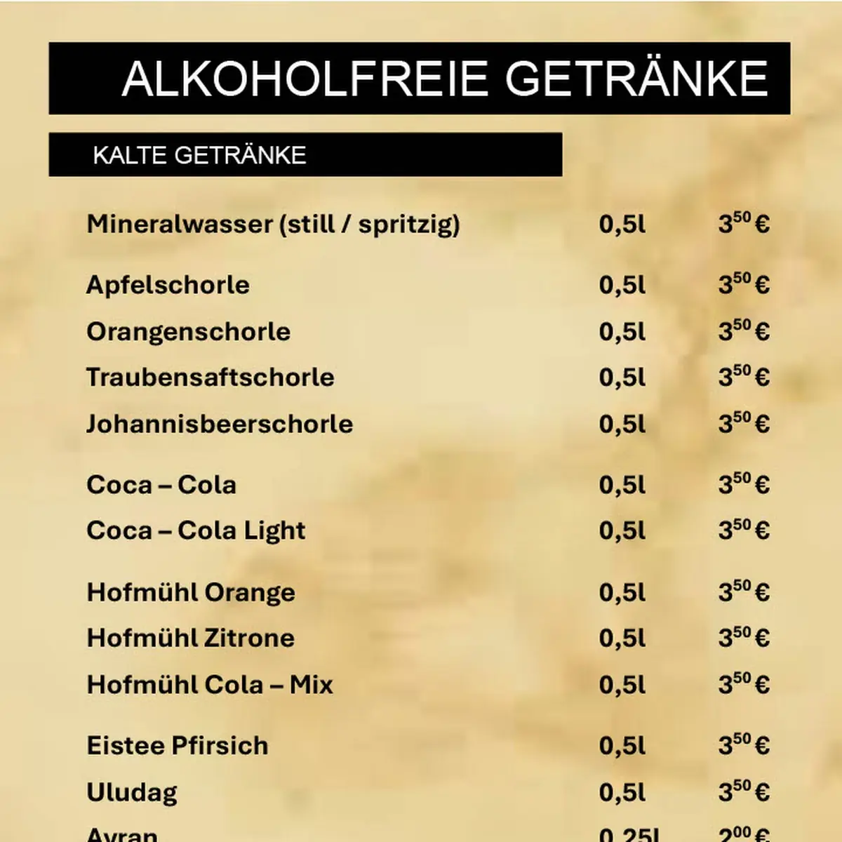 Speisekarte photo 9