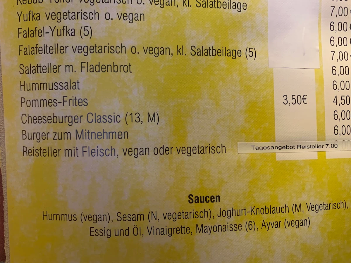 Speisekarte photo 4