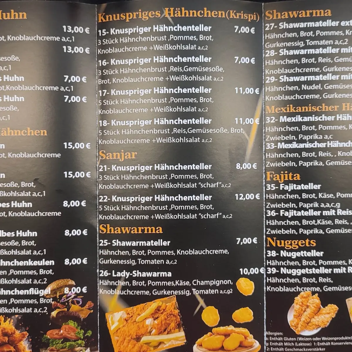 Speisekarte photo 1