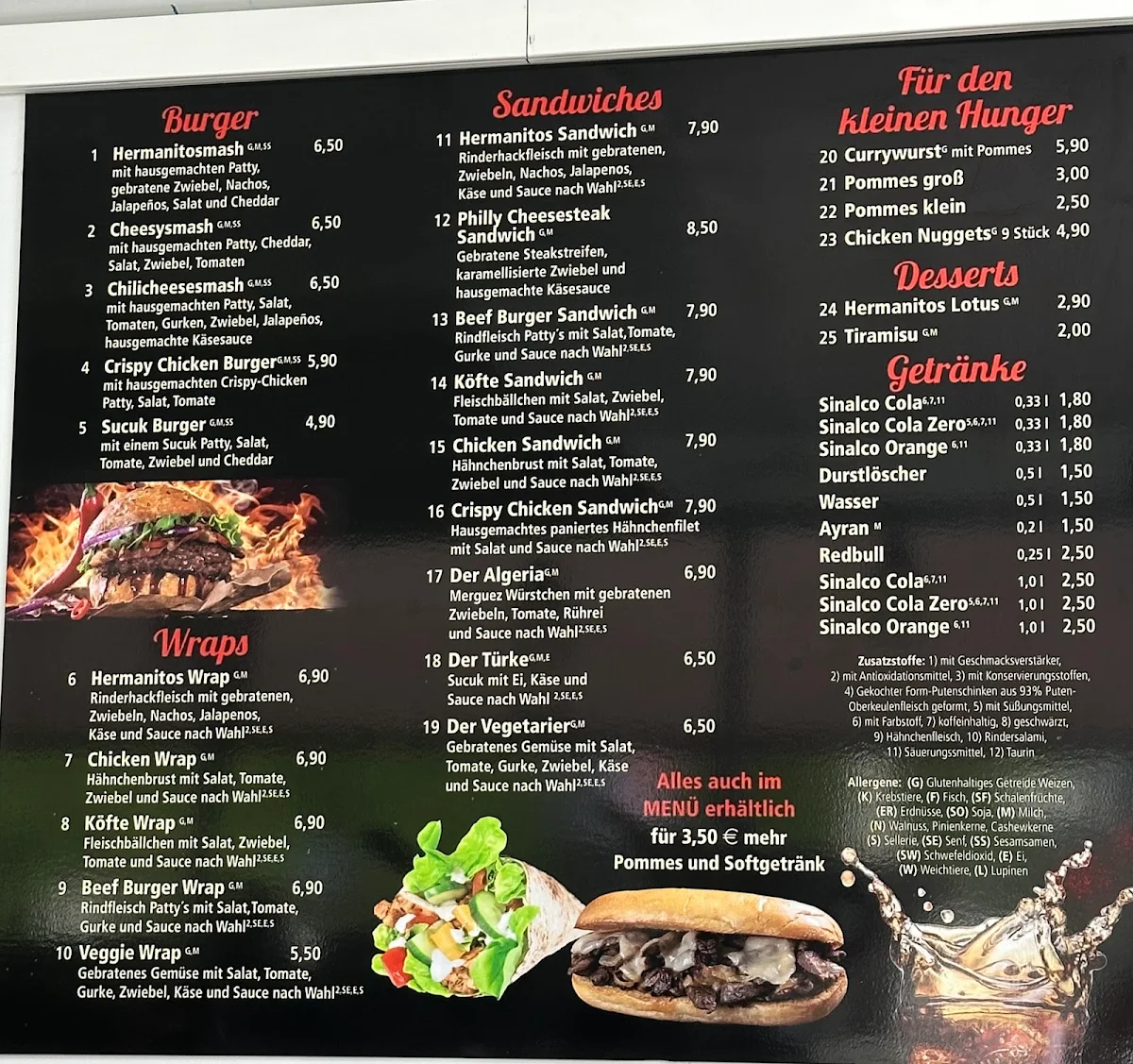 Speisekarte photo 2