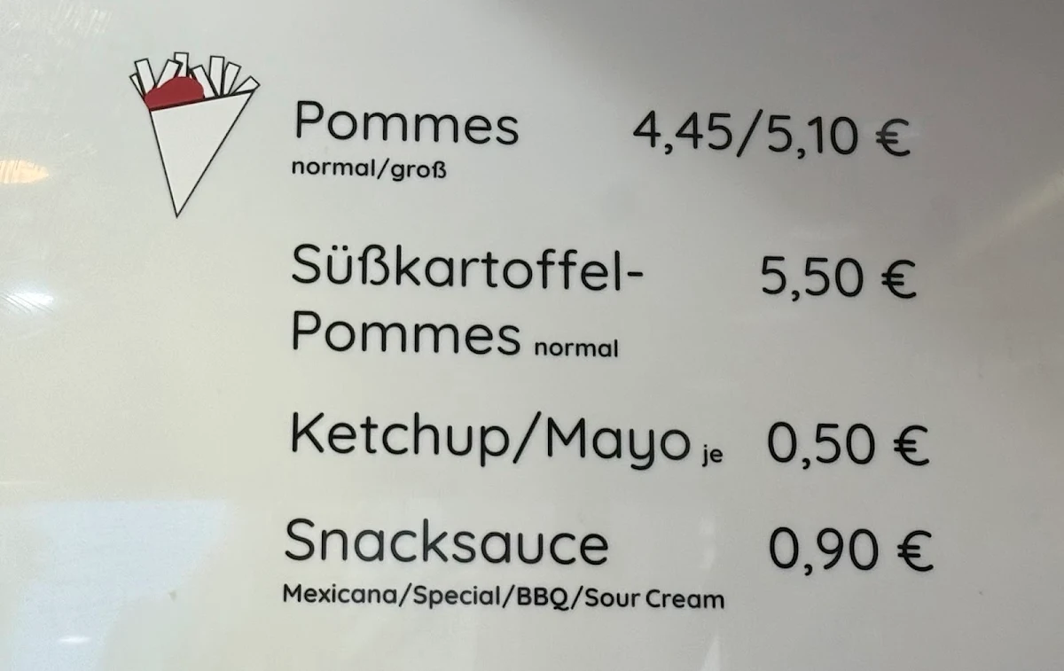 Speisekarte, Curry Cult