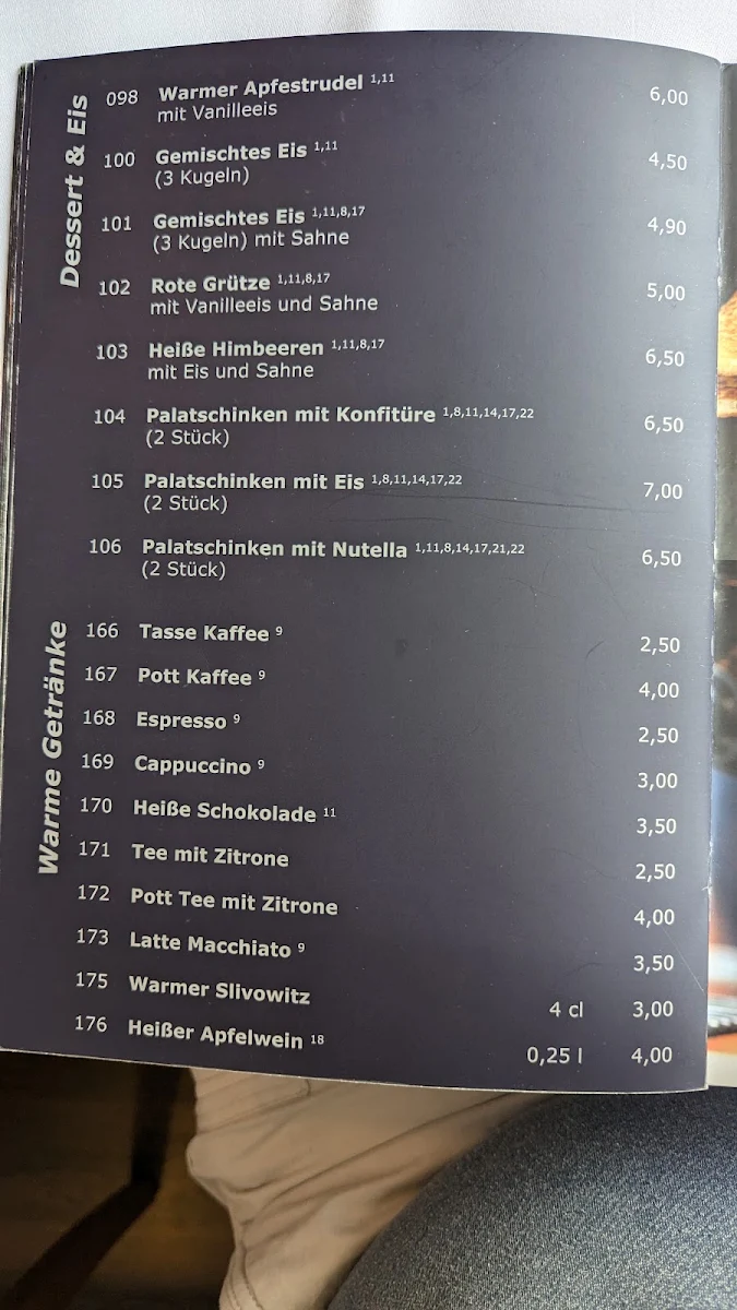 Speisekarte photo 2