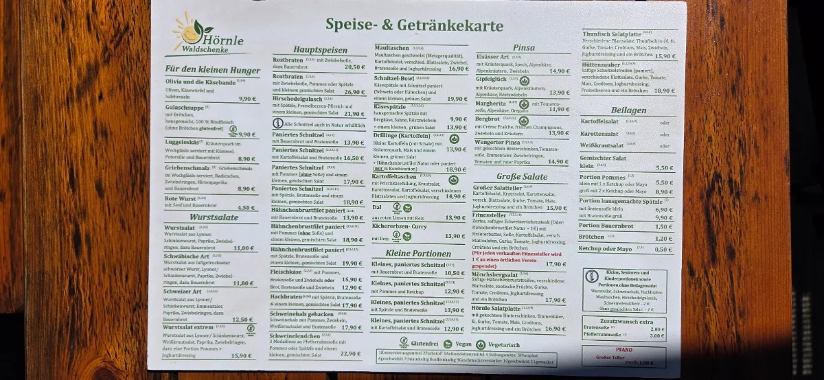 Speisekarte photo 2