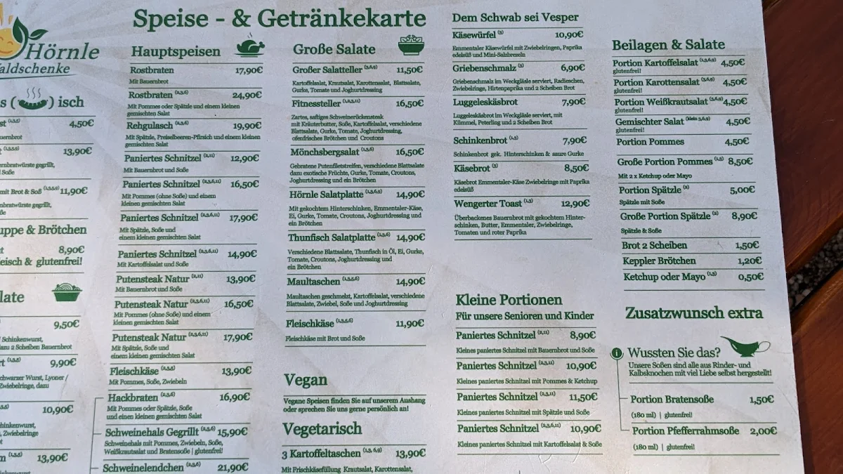 Speisekarte photo 6