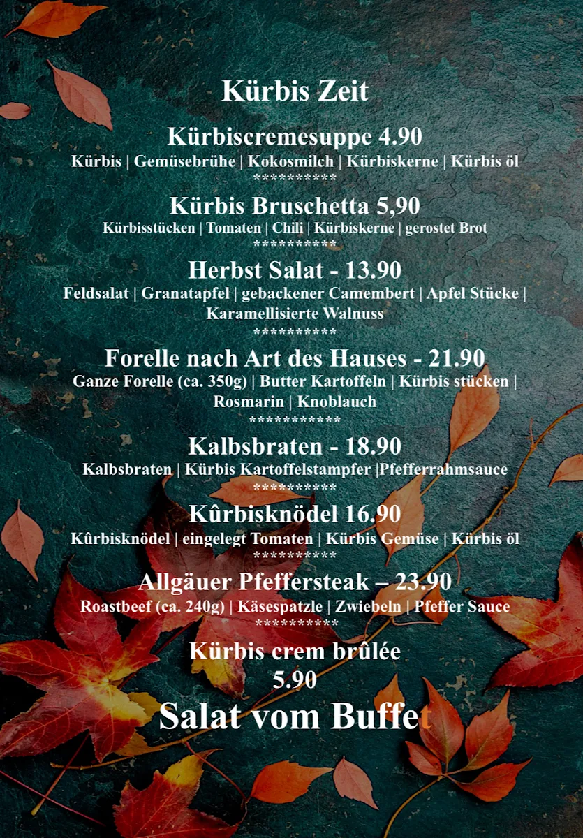 Speisekarte photo 5