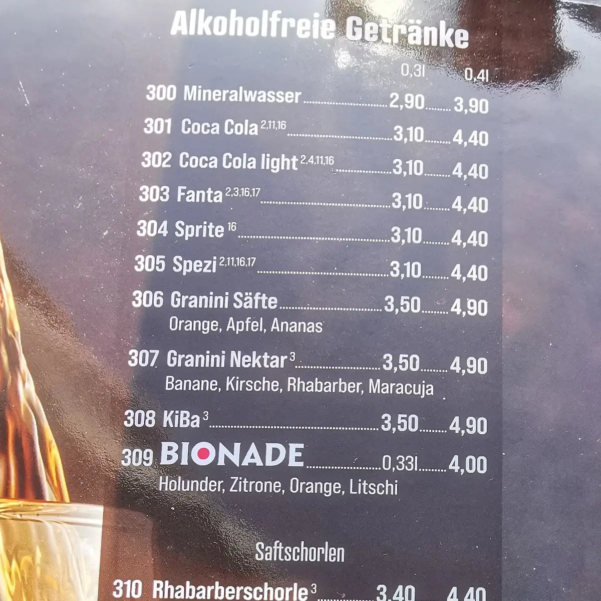 Speisekarte photo 1