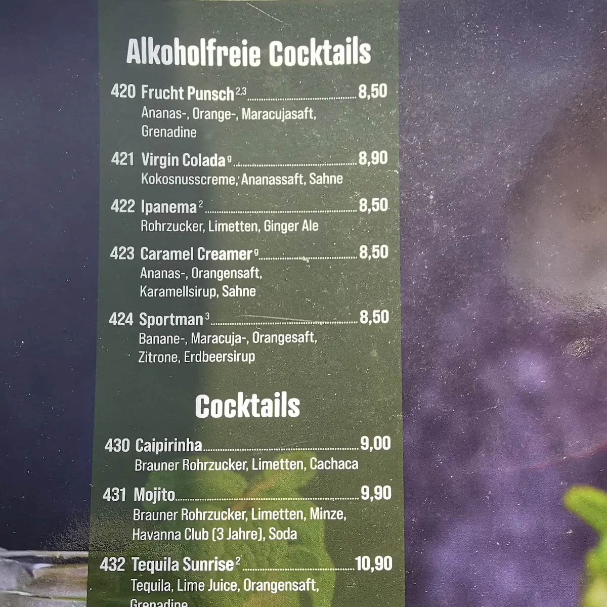 Speisekarte photo 6