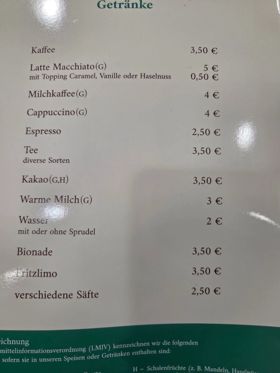 Speisekarte photo 3