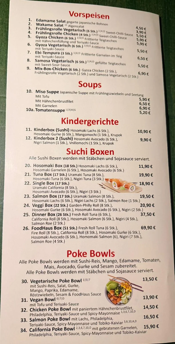 Speisekarte photo 1