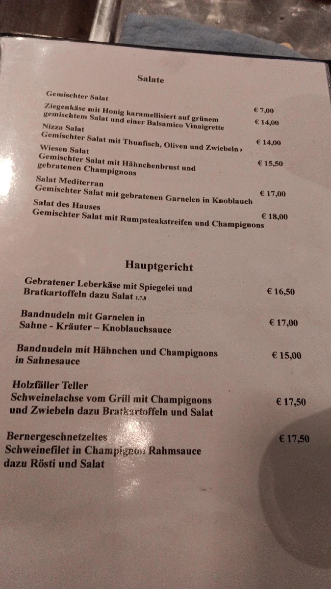 Speisekarte photo 1