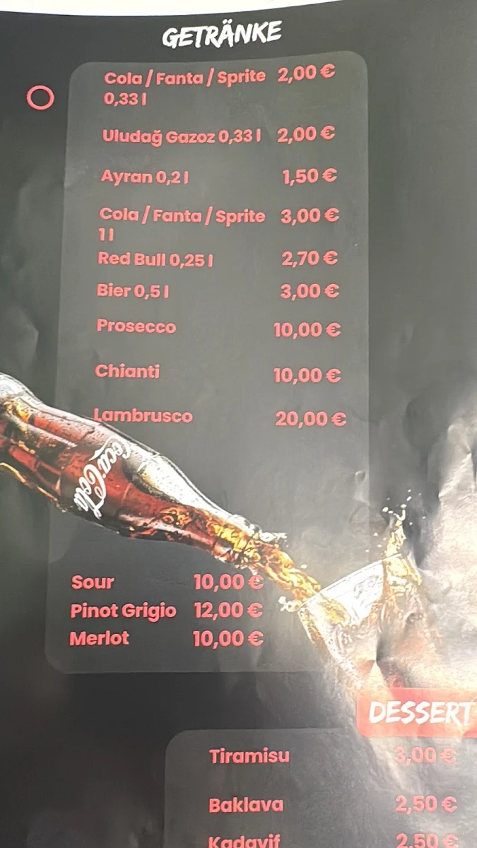 Speisekarte photo 2