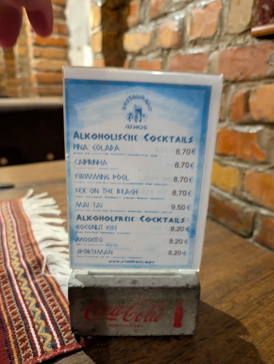 Speisekarte photo 3