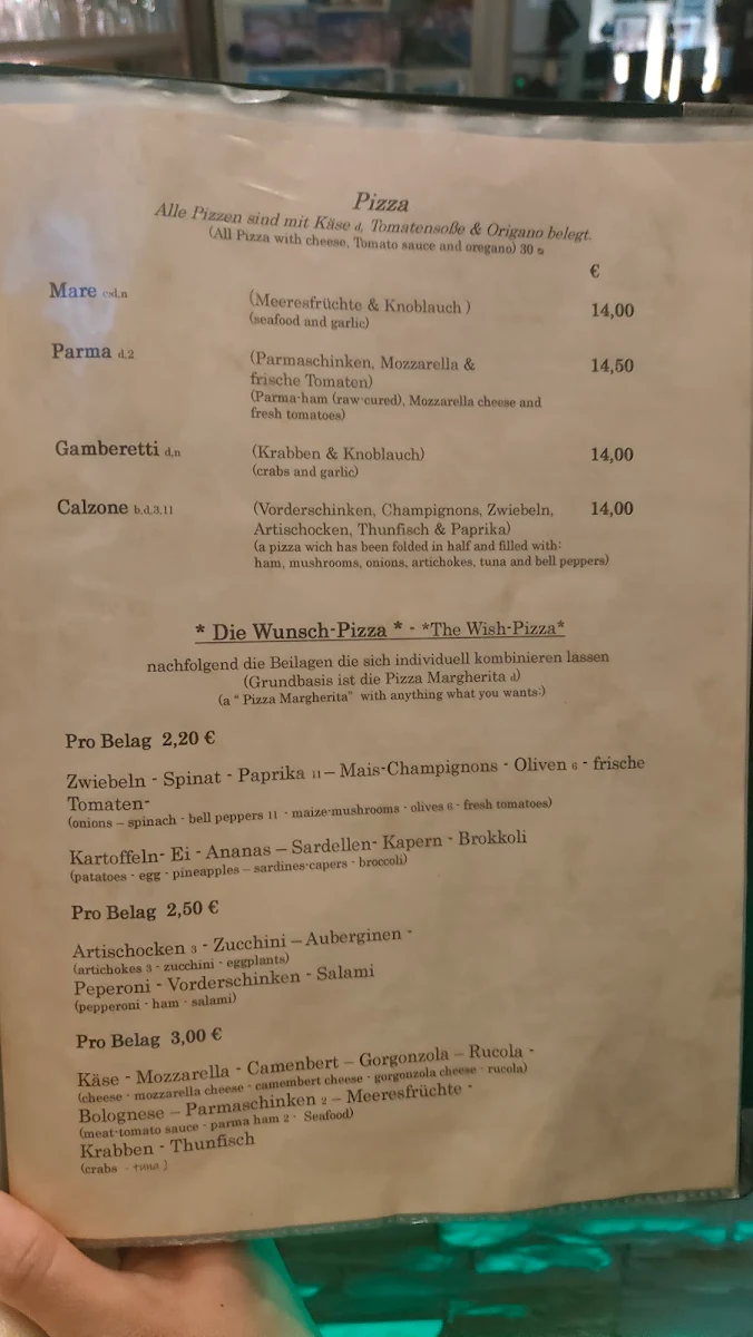 Speisekarte photo 2