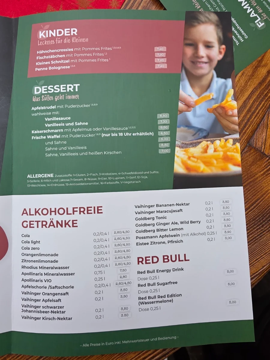 Speisekarte photo 3