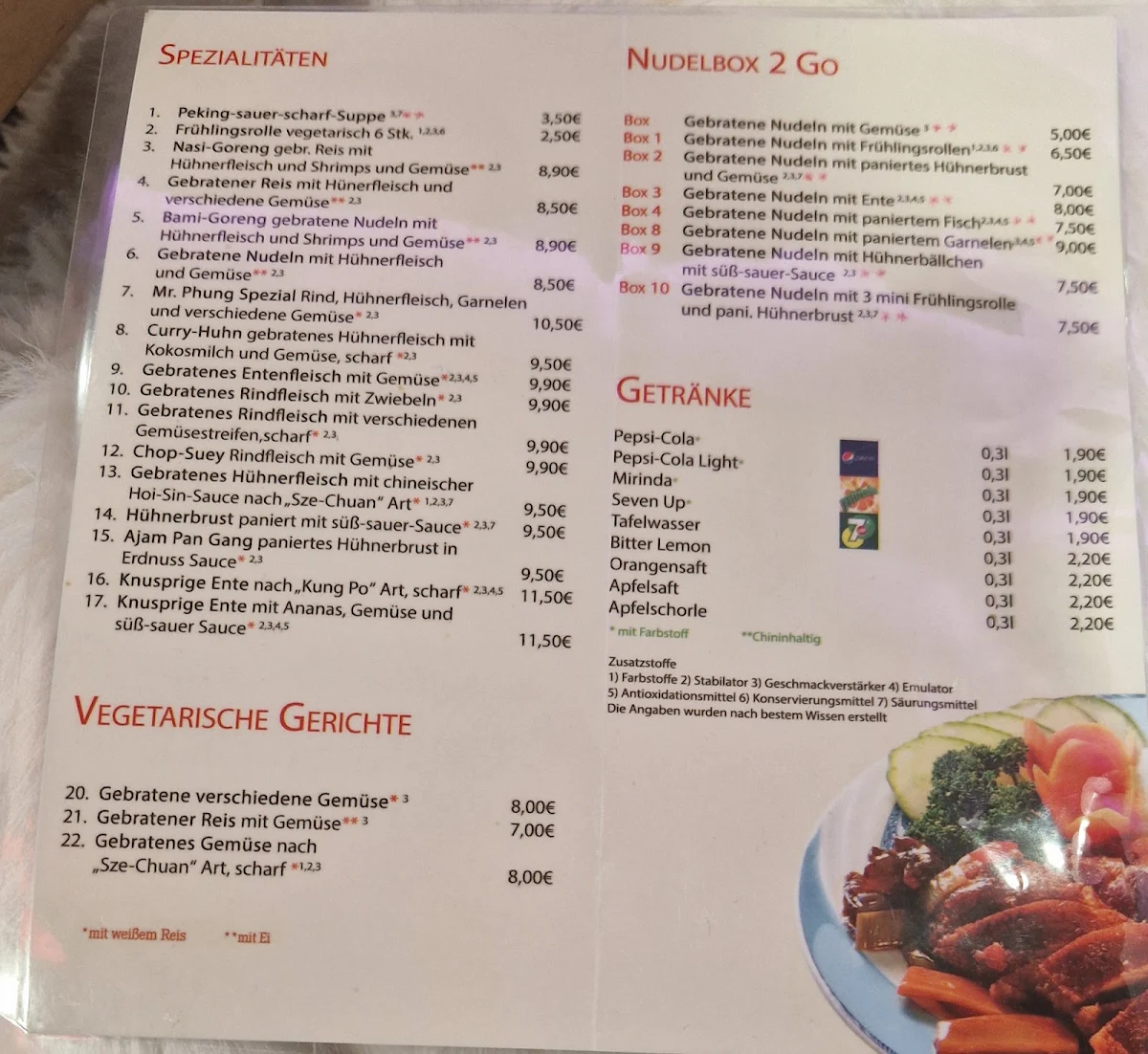 Speisekarte photo 1