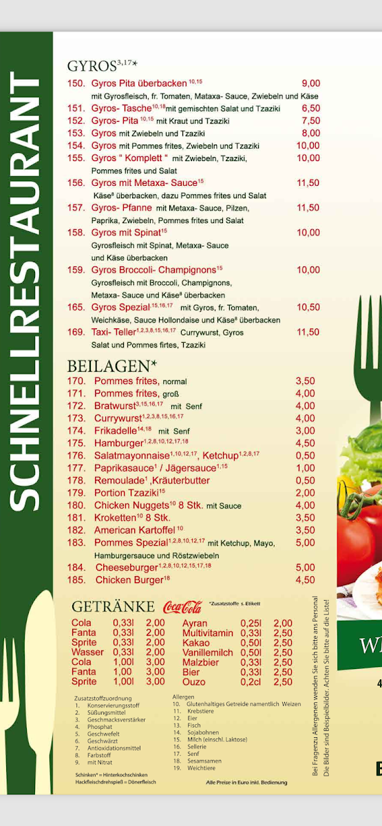Speisekarte photo 4